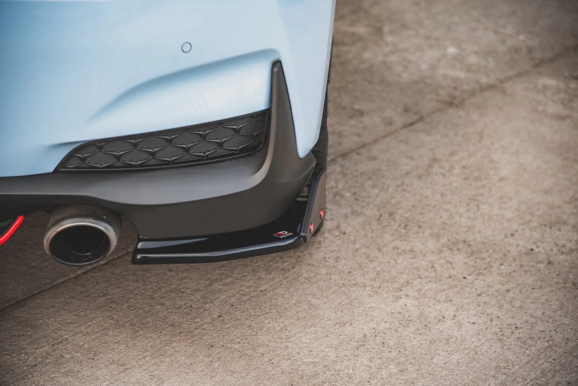 Sidesplitters bak V.6 + Flopper Hyundai i30 III N 2017 -> | Glossy Black Edition – bilde 3