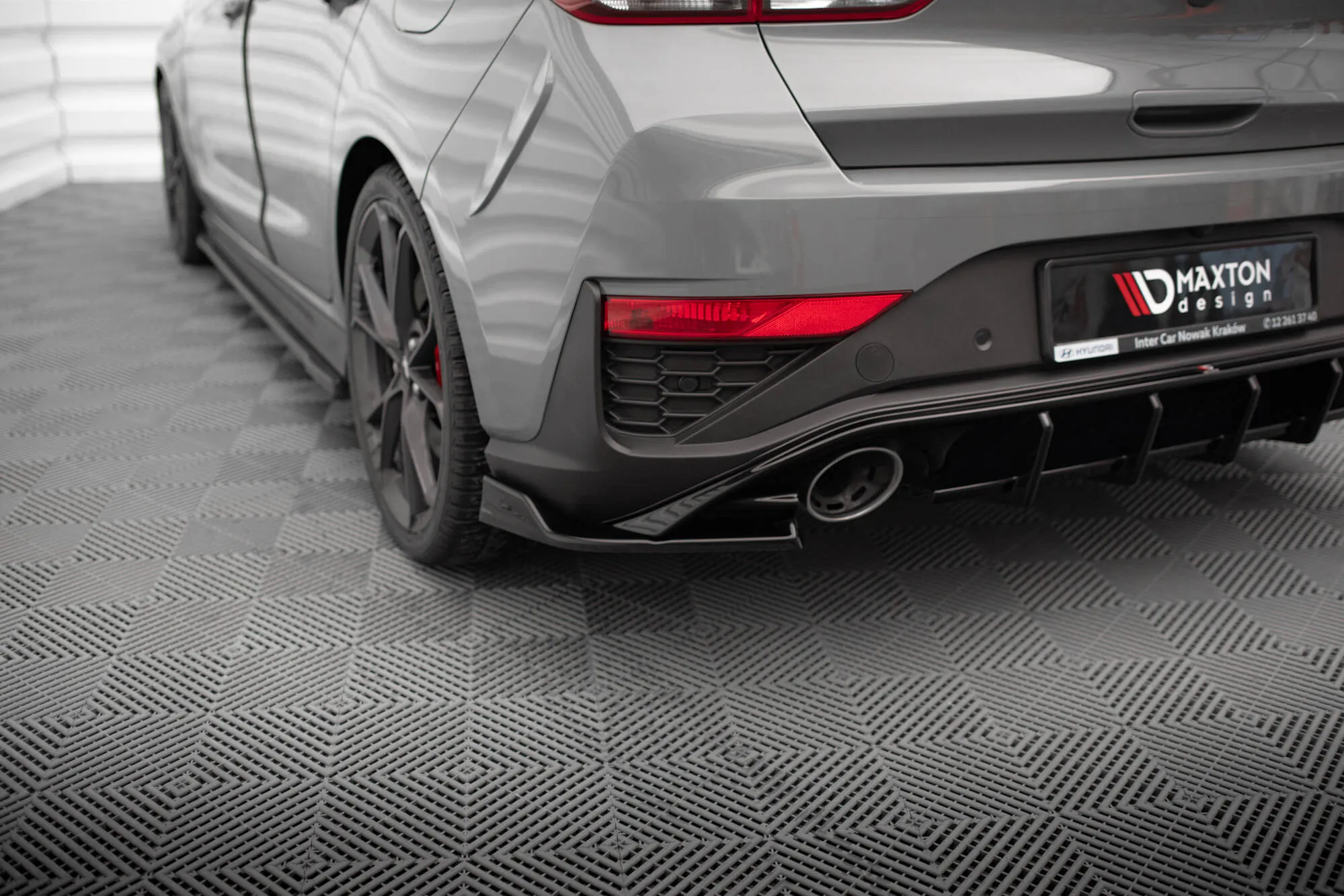 Sidesplitters bak V.6 Hyundai i30 III N Facelift 2020 -> | Glossy Black Edition