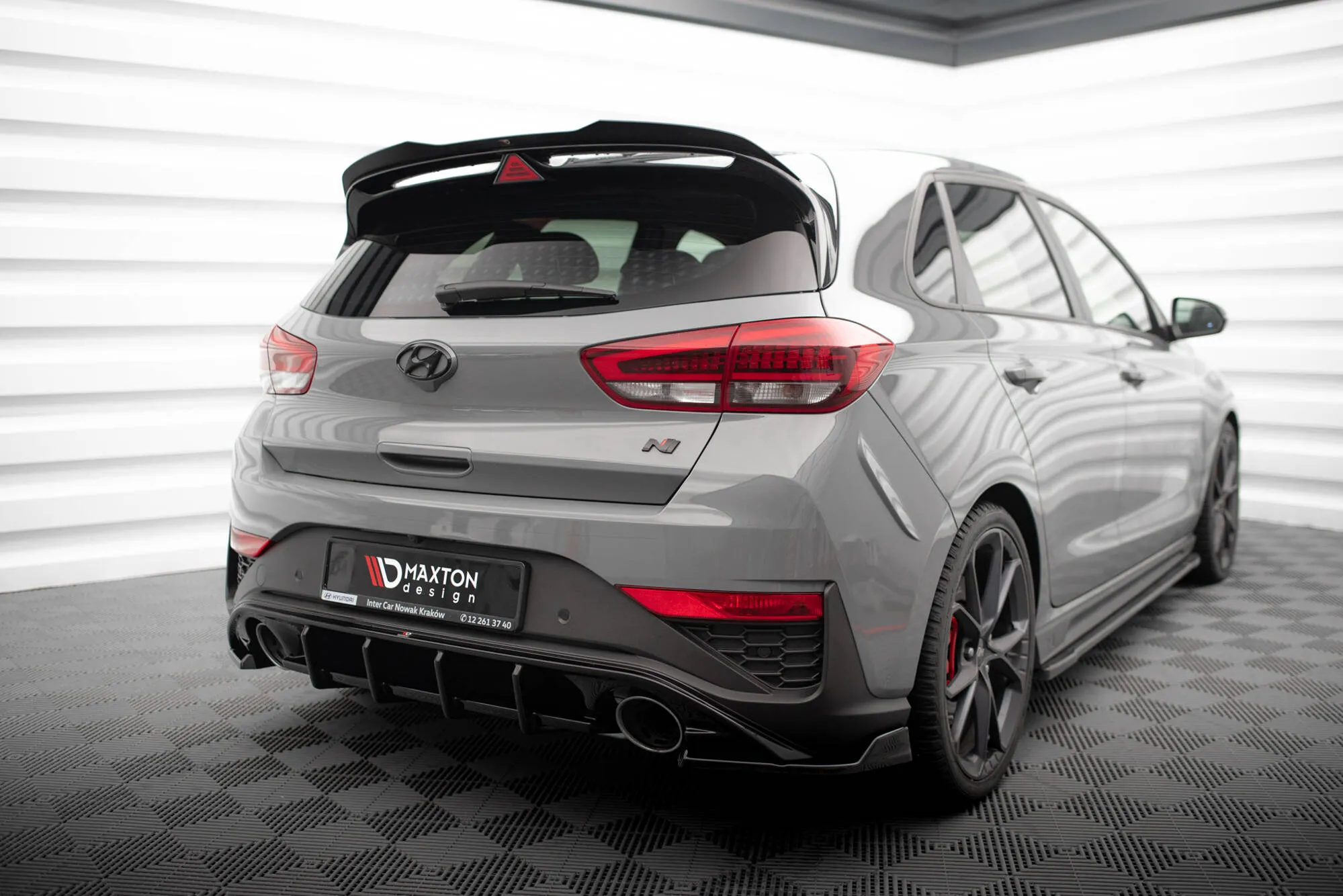 Sidesplitters bak V.6 Hyundai i30 III N Facelift 2020 -> | Glossy Black Edition – bilde 2