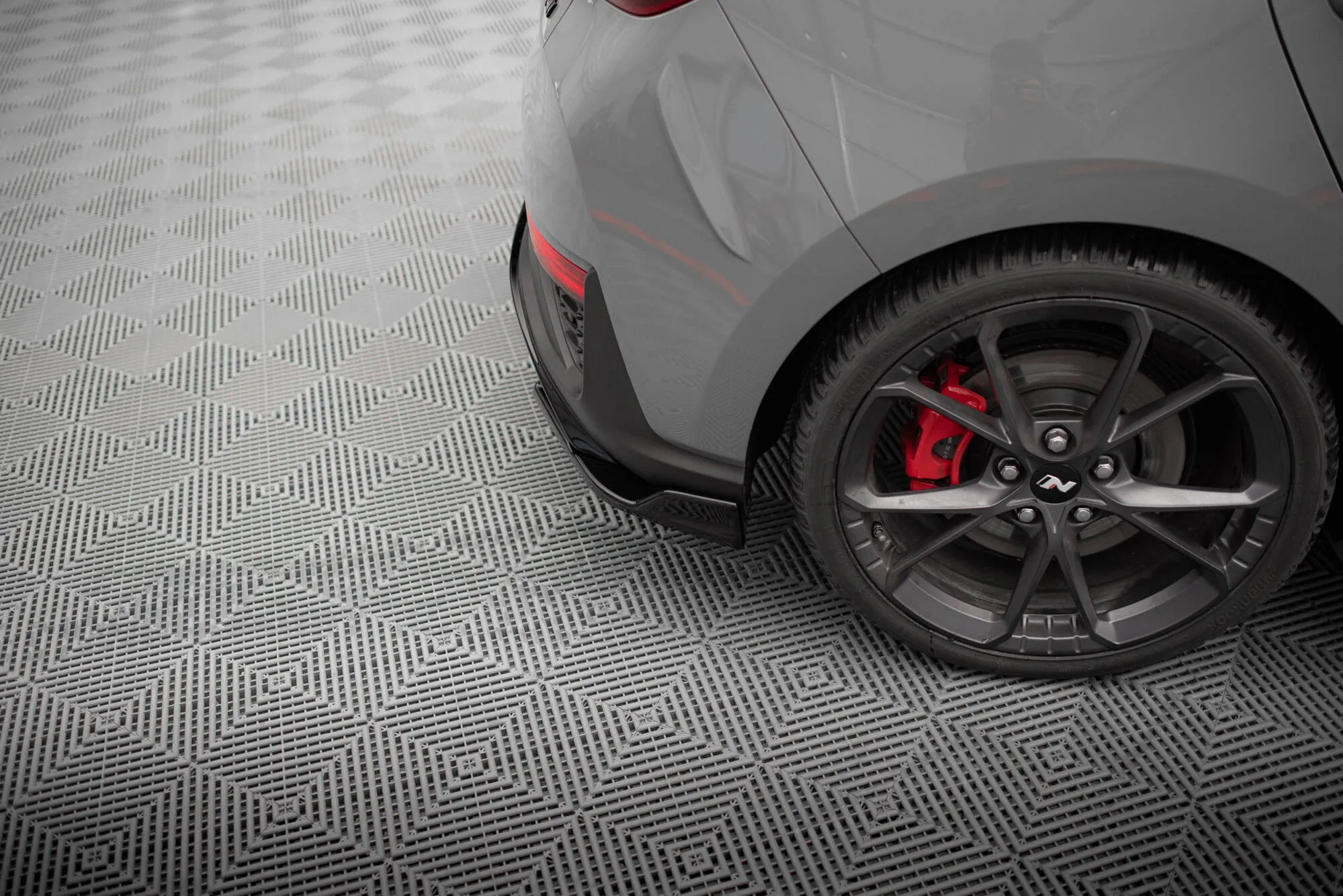 Sidesplitters bak V.6 Hyundai i30 III N Facelift 2020 -> | Glossy Black Edition – bilde 3