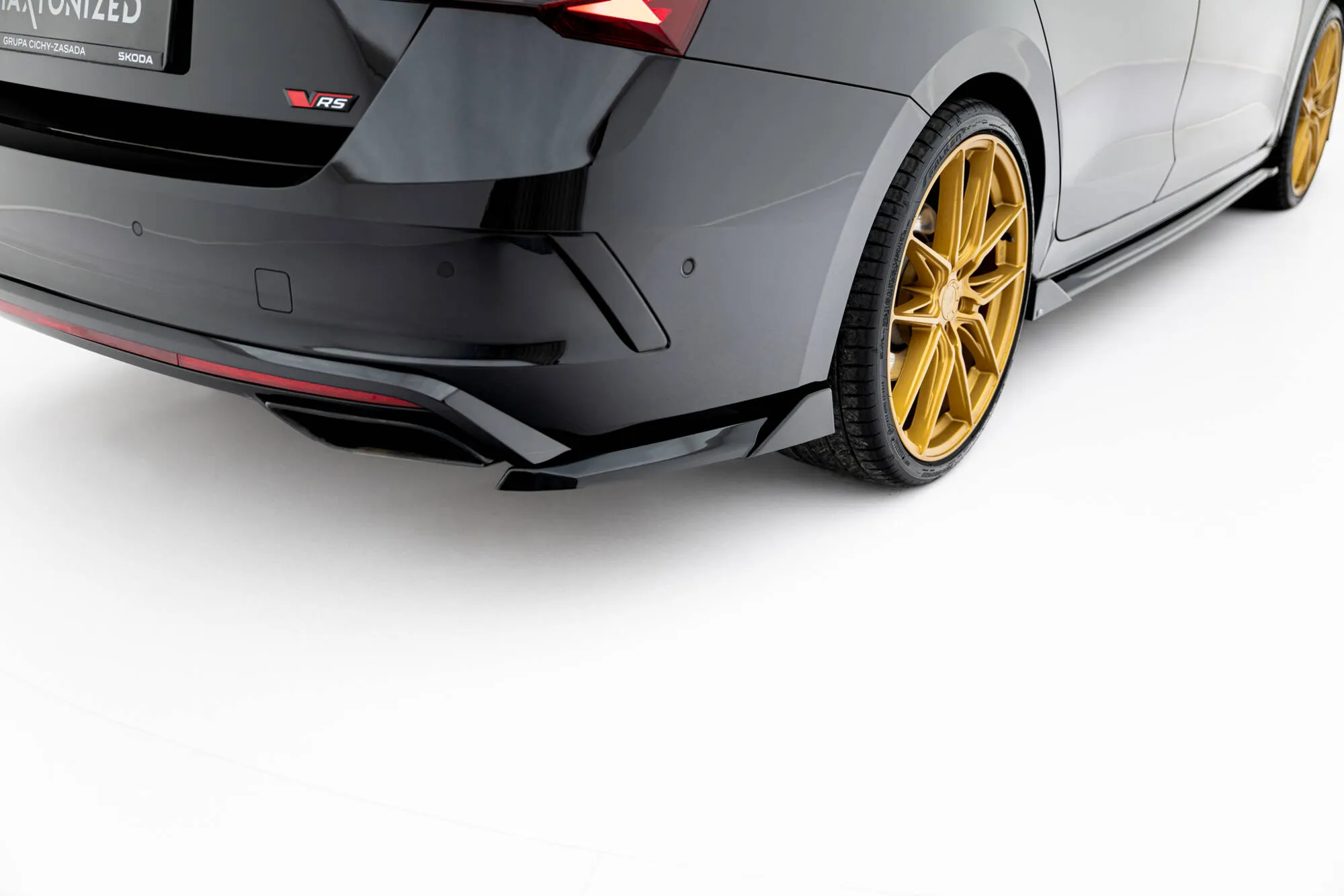 Sidesplitters bak V.6 Skoda Octavia RS IV Facelift | Glossy Black Edition – bilde 2