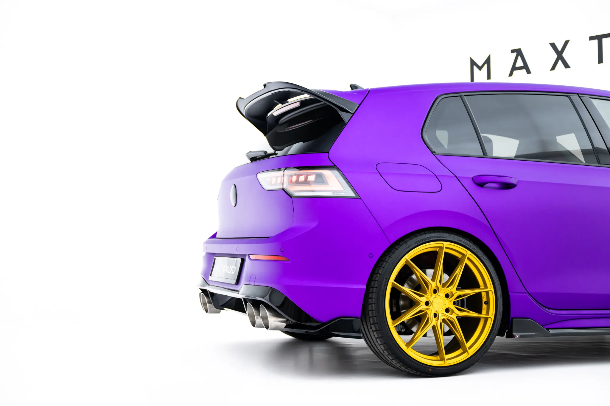 Sidesplitters bak V.7 Volkswagen Golf R VIII Facelift 2024 -> | Glossy Black Edition – bilde 3