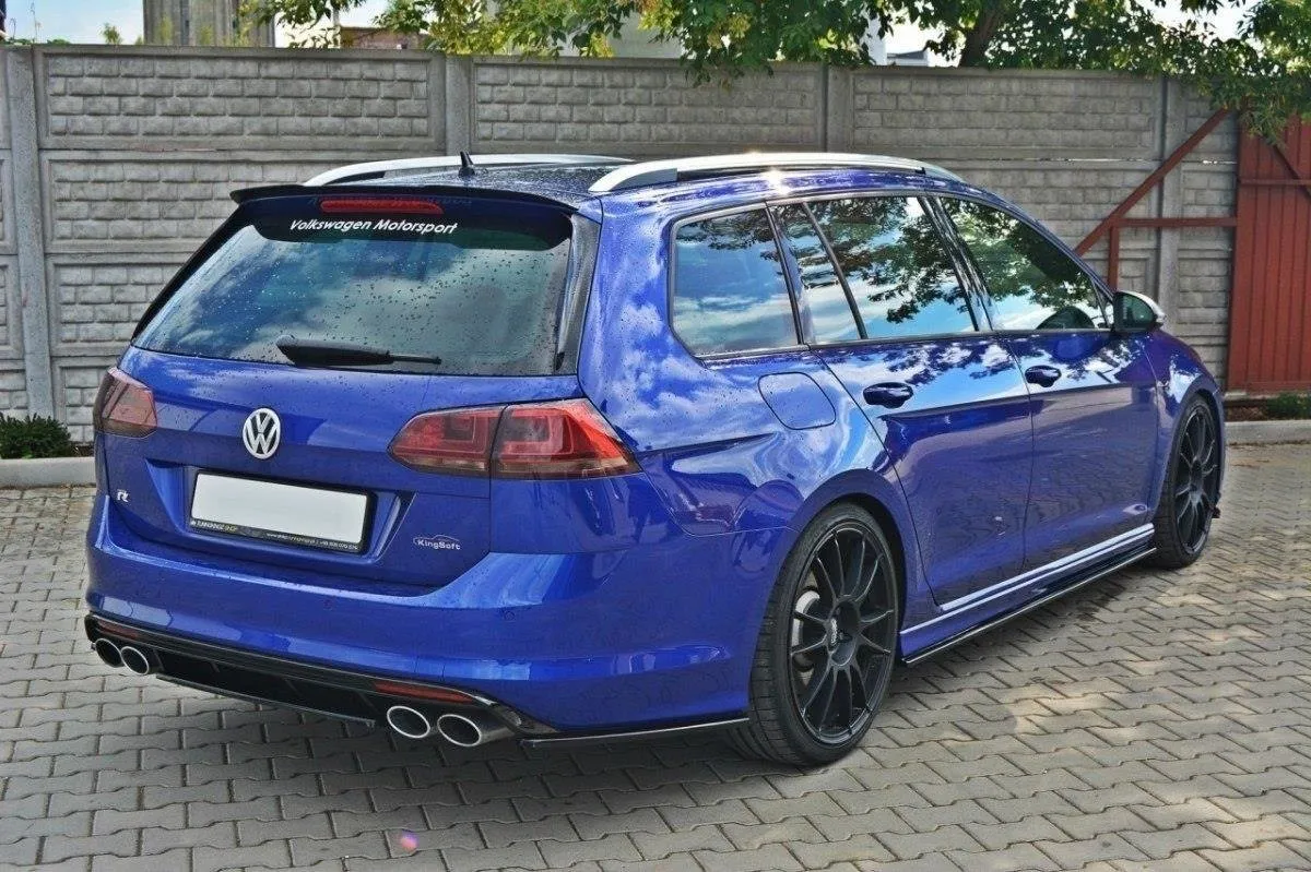 Sidesplitters bak vinge VW Golf MK7 R / R-line Variant 2012 - 2019 | Glossy Black Edition – bilde 2