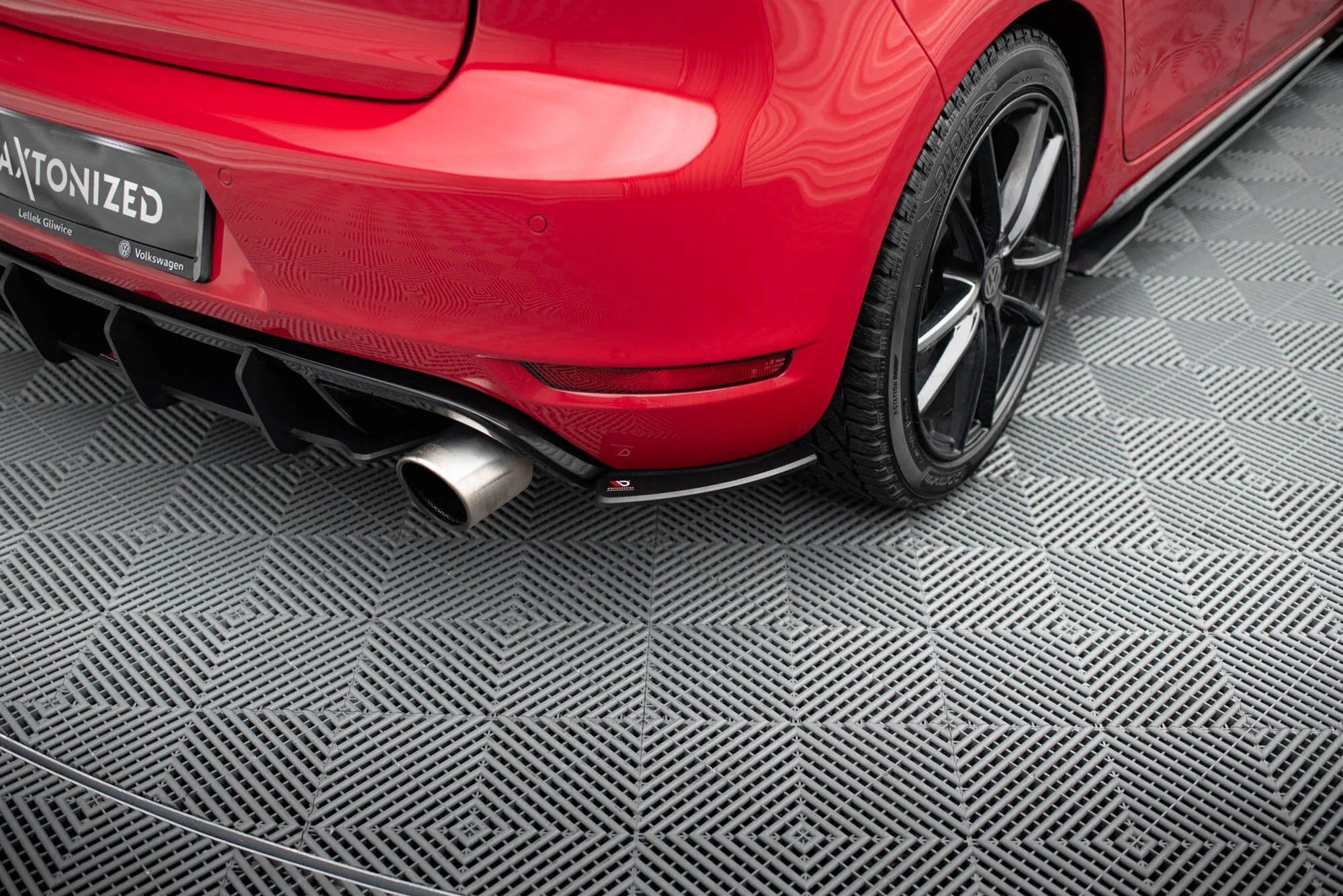 Sidesplitters bak Volkswagen Golf GTI (Mk6) 2008-2012 | Street Pro Black Edition