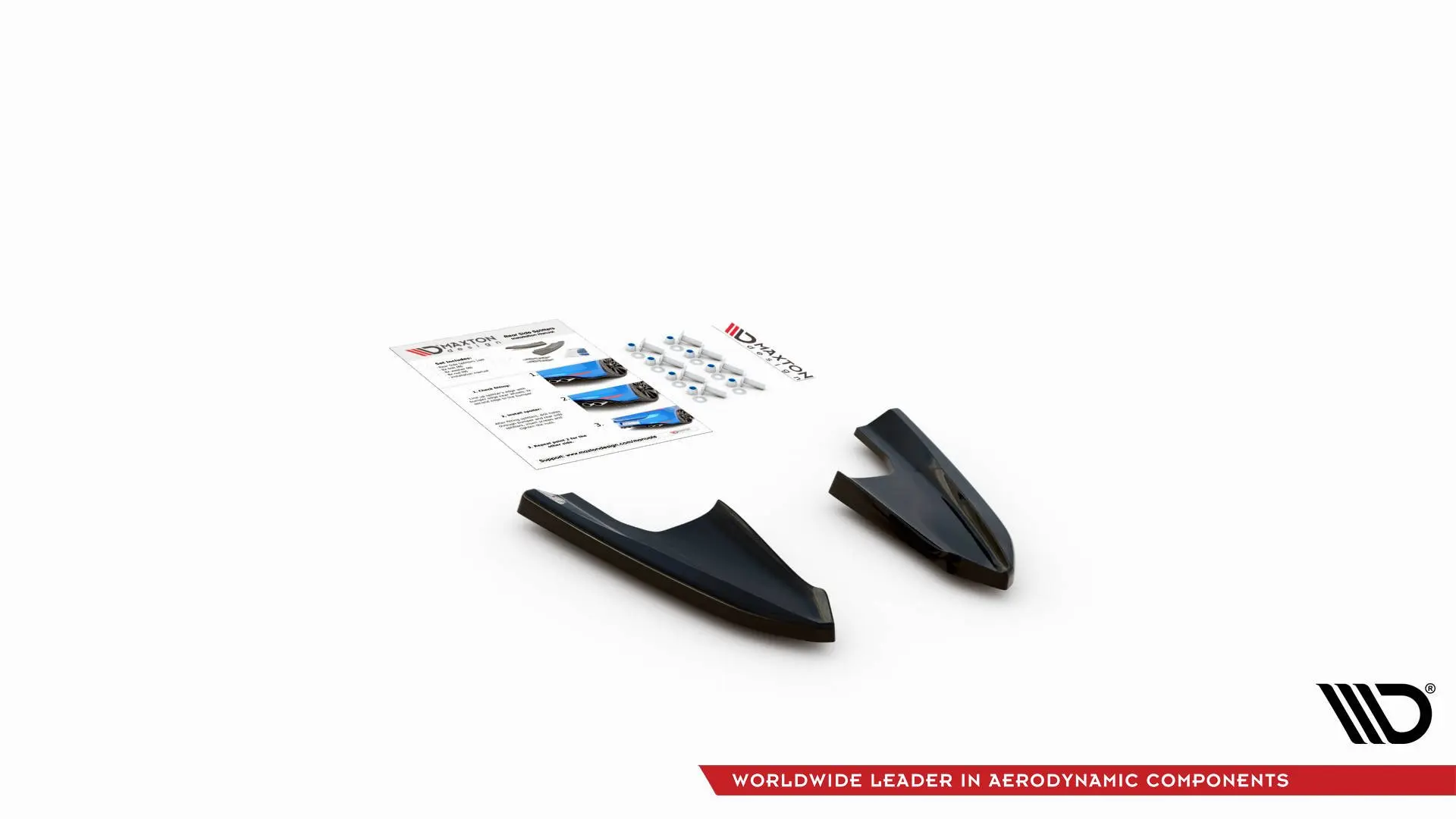Sidesplitters bak VW Golf R Mk8 2020 - > | V.3 Glossy Black Edition – bilde 6