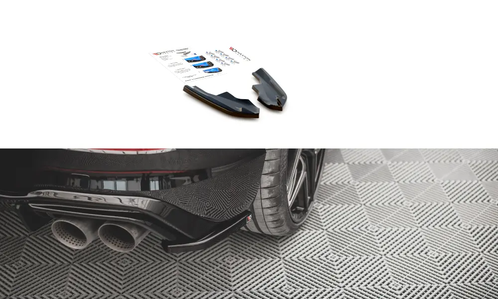 Sidesplitters bak VW Golf R Mk8 2020 - > | V.4 Glossy Black Edition – bilde 2