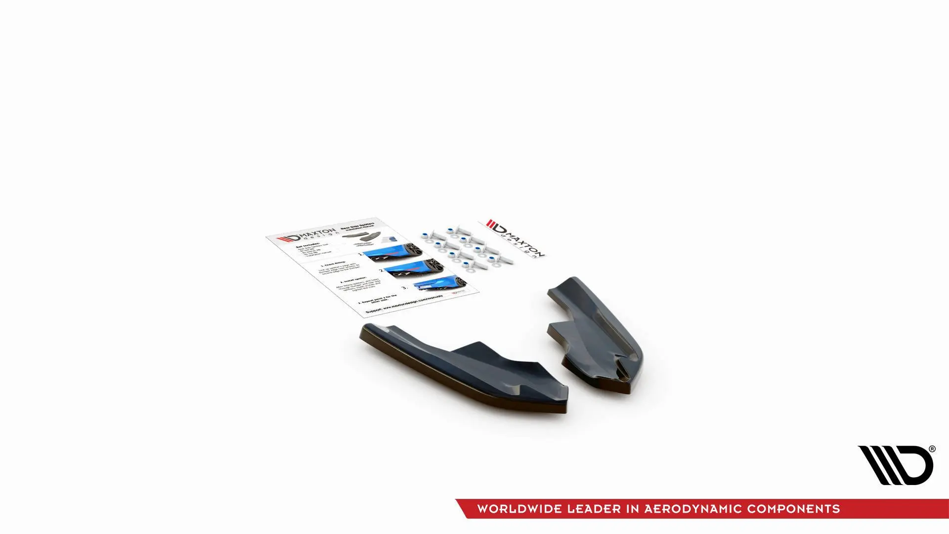 Sidesplitters bak VW Golf R Mk8 2020 - > | V.4 Glossy Black Edition – bilde 5