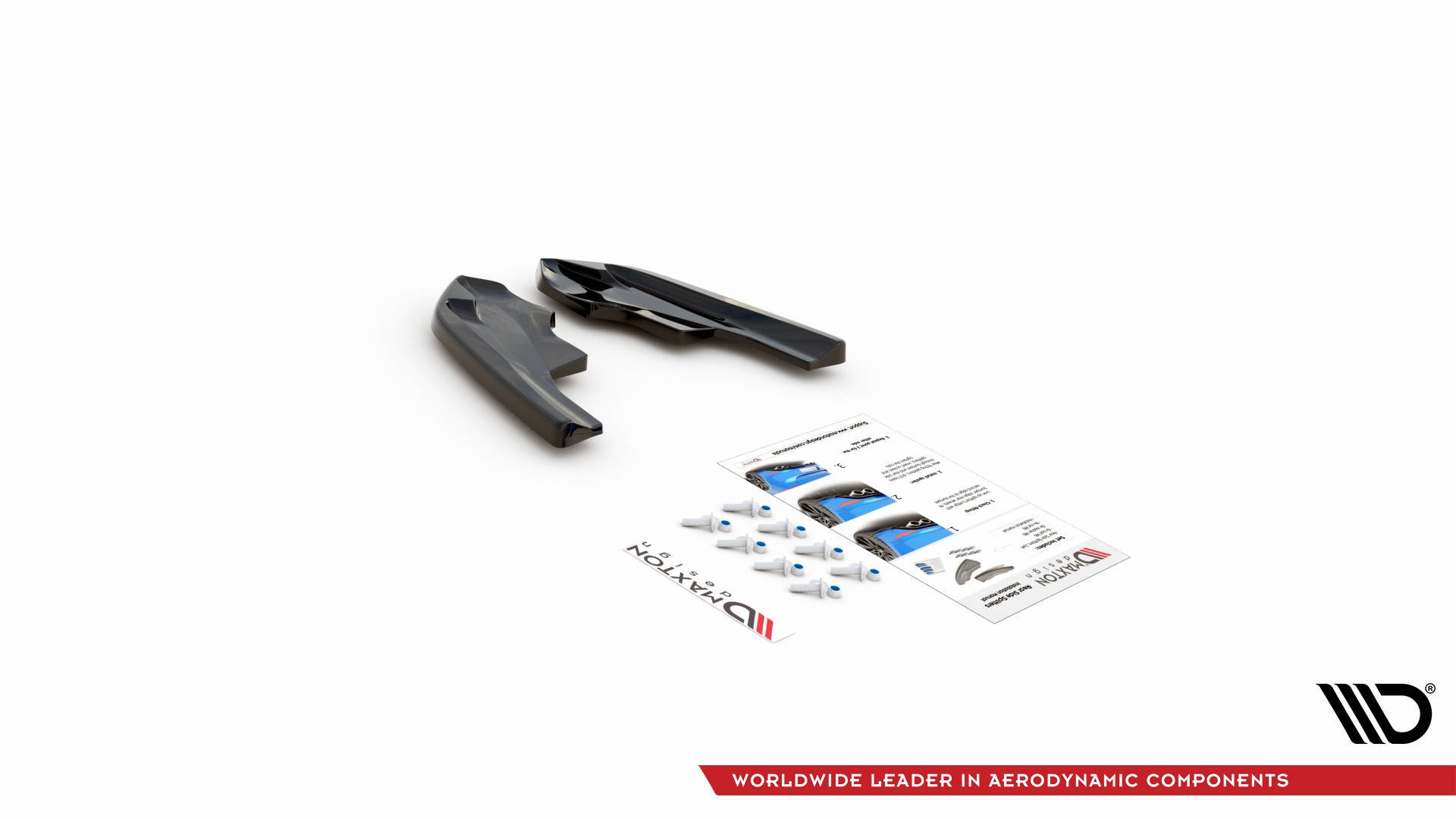Sidesplitters bak VW Golf R Mk8 2020 - > | V.4 Glossy Black Edition – bilde 6
