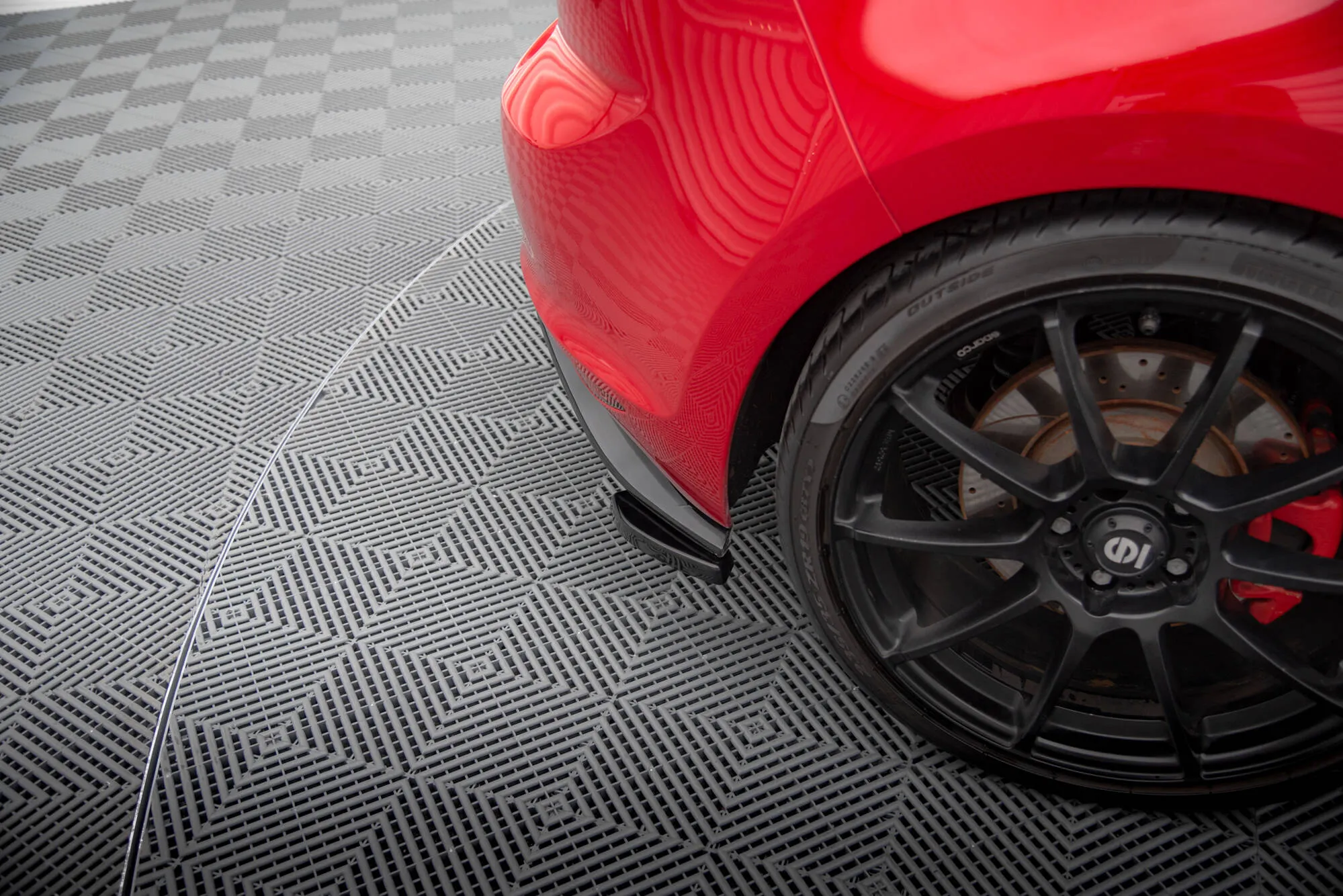 Sidesplitters bak VW Golf VII GTI Clubsport 2016 - 2017 | Glossy Black Edition – bilde 3