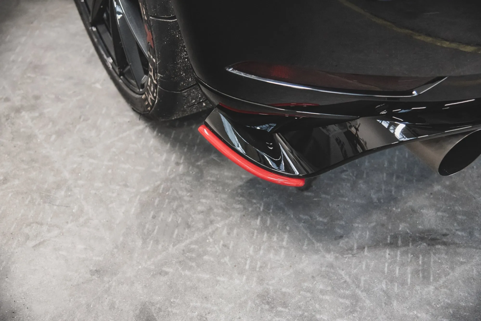 Sidesplitters bak VW Golf VII GTI Tcr 2019 | Glossy Black Edition – bilde 4