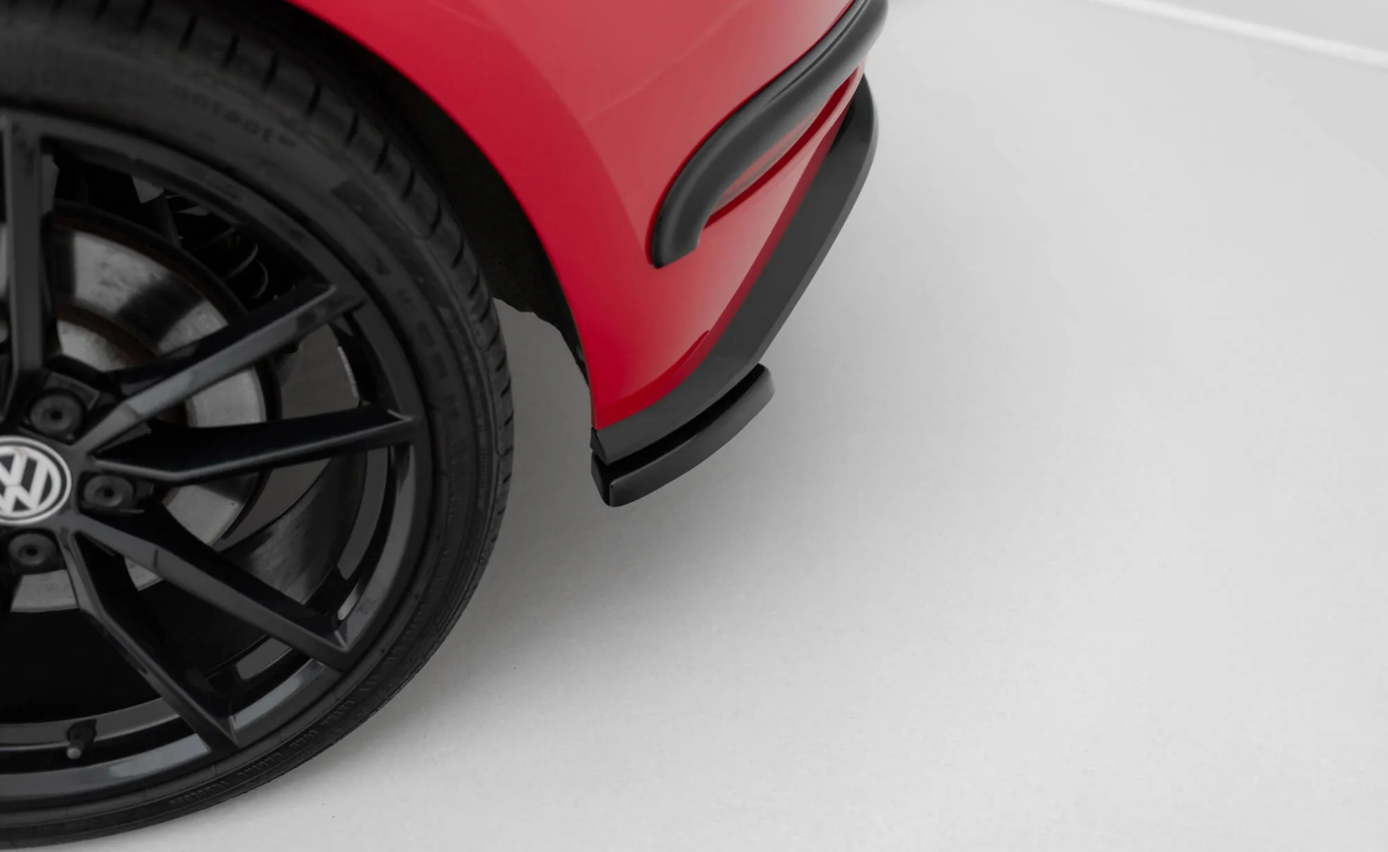 Sidesplitters bak VW Golf VII R / R-Line Facelift 2017-2020 | Glossy Black Edition – bilde 3