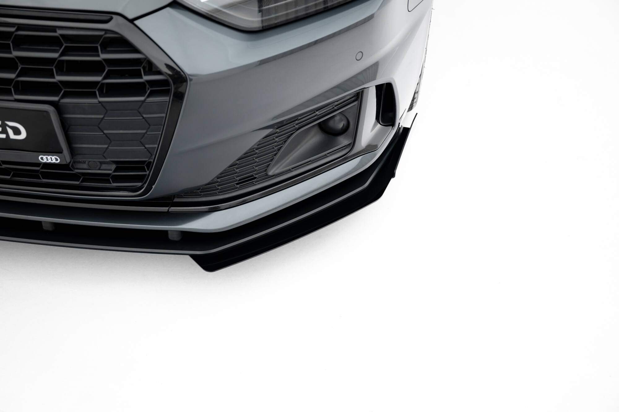 Sidesplitters + Frontspoiler Audi A5 (F5) Facelift 2019 -> | Sport Glossy Black Edition – bilde 2