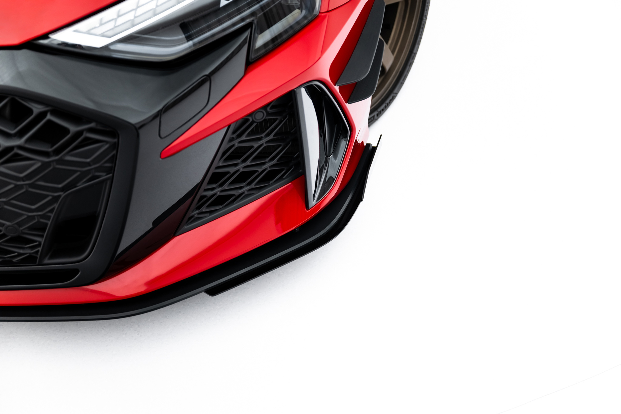 Sidesplitters + Frontspoiler Audi RS3 8Y Facelift 2024 -> | Sport Glossy Black Edition – bilde 4
