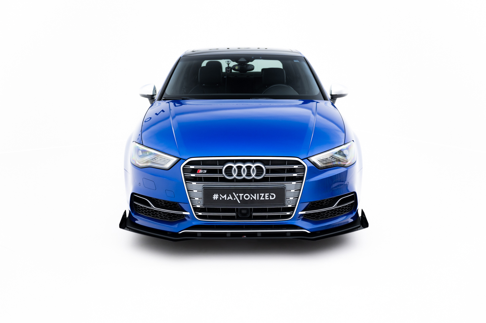 Sidesplitters + Frontspoiler Audi (S3/A3 S-Line) 8V 2013 - 2016 | Sport Glossy Black Edition – bilde 2