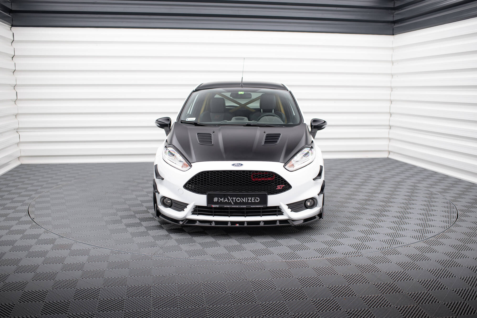 Sidesplitters + Frontspoiler Ford Fiesta ST VII Facelift 2013 - 2017 | Sport Glossy Black Edition V6 – bilde 2