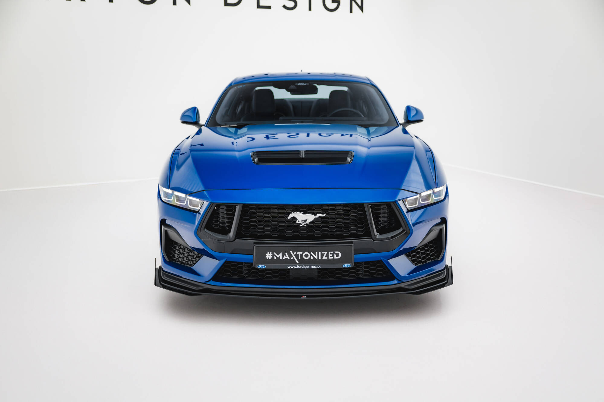 Sidesplitters + Frontspoiler Ford Mustang GT Mk7 2023 -> | Sport Glossy Black Edition – bilde 2