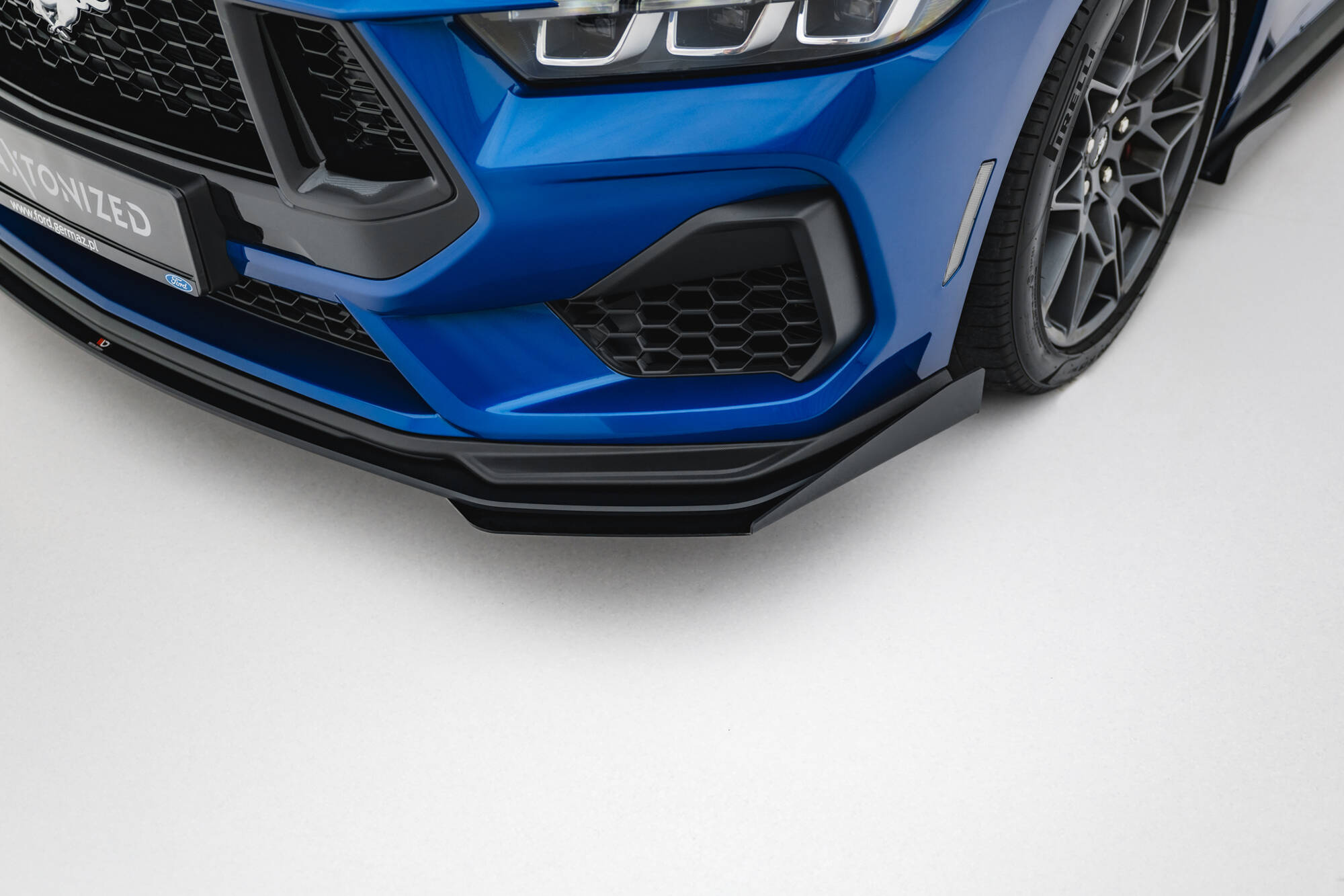 Sidesplitters + Frontspoiler Ford Mustang GT Mk7 2023 -> | Sport Glossy Black Edition – bilde 4