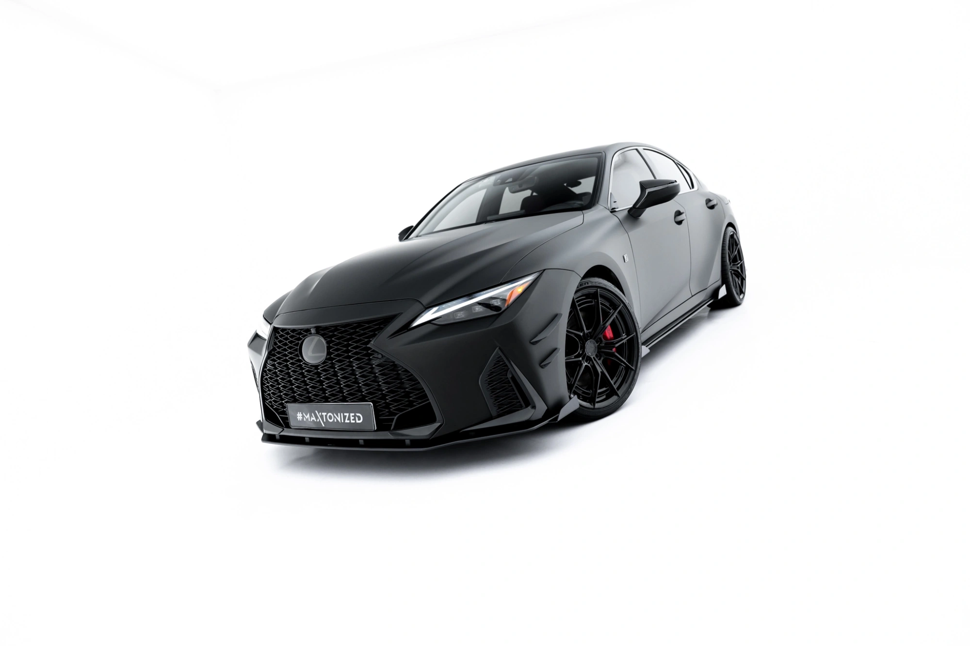 Sidesplitters + Frontspoiler Lexus IS 500 III Facelift (XE30) 2020 -> | Sport Glossy Black Edition