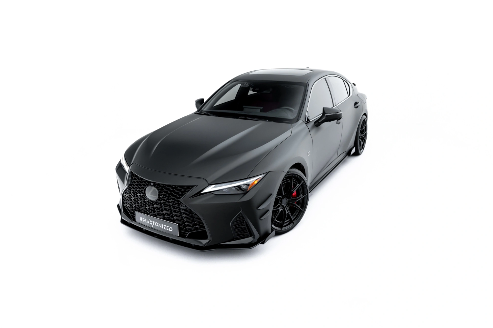 Sidesplitters + Frontspoiler Lexus IS 500 III Facelift (XE30) 2020 -> | Sport Glossy Black Edition – bilde 3