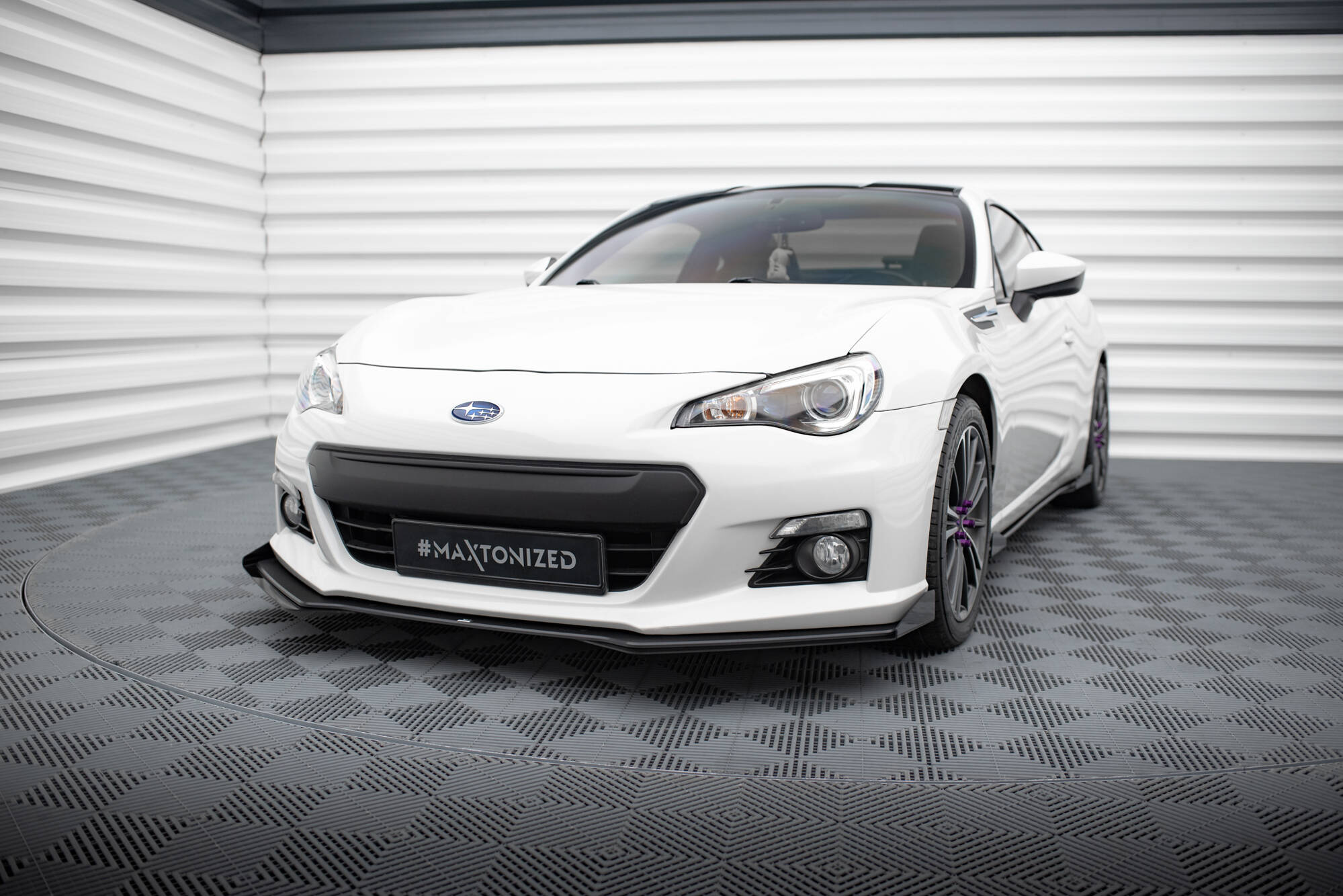 Sidesplitters + Frontspoiler Subaru BRZ I 2012 - 2016 | Sport Glossy Black Edition