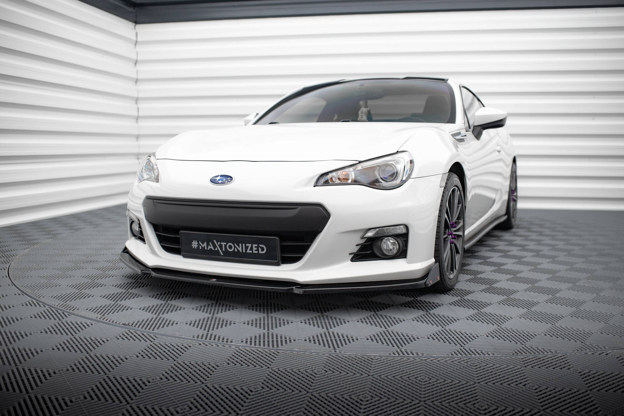 Sidesplitters + Frontspoiler Subaru BRZ I 2012 - 2016 | Sport Glossy Black Edition V1