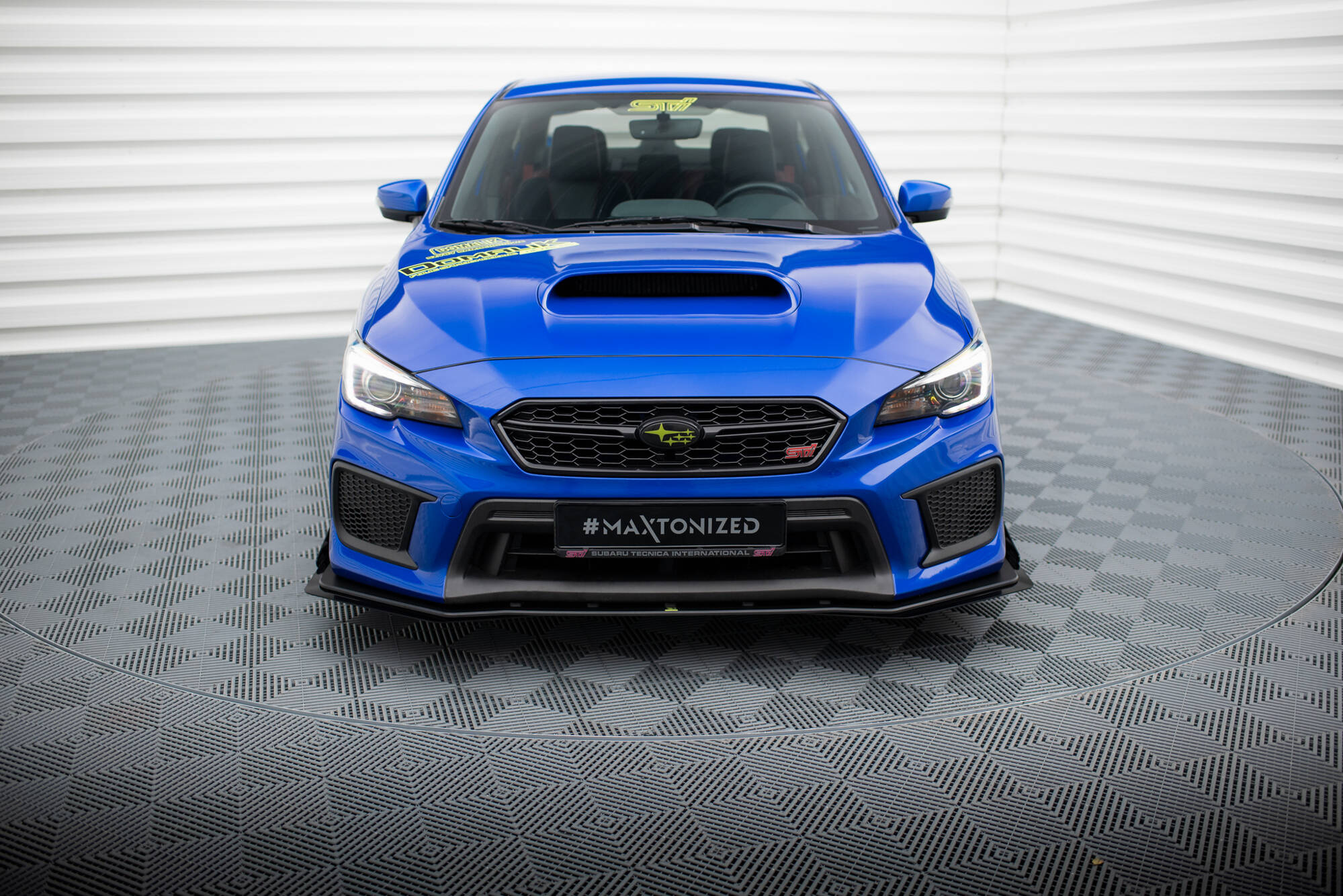 Sidesplitters + Frontspoiler Subaru WRX STI I Facelift 2017 - 2021 | Sport Glossy Black Edition – bilde 2