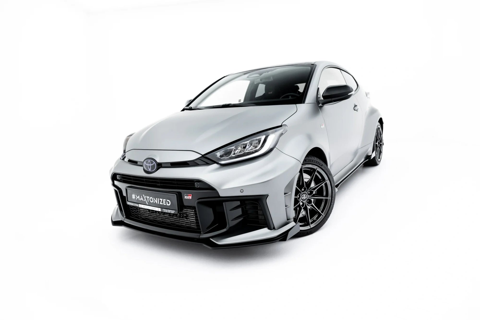 Sidesplitters + Frontspoiler Toyota GR Yaris IV Facelift 2024 -> | Sport Glossy Black Edition