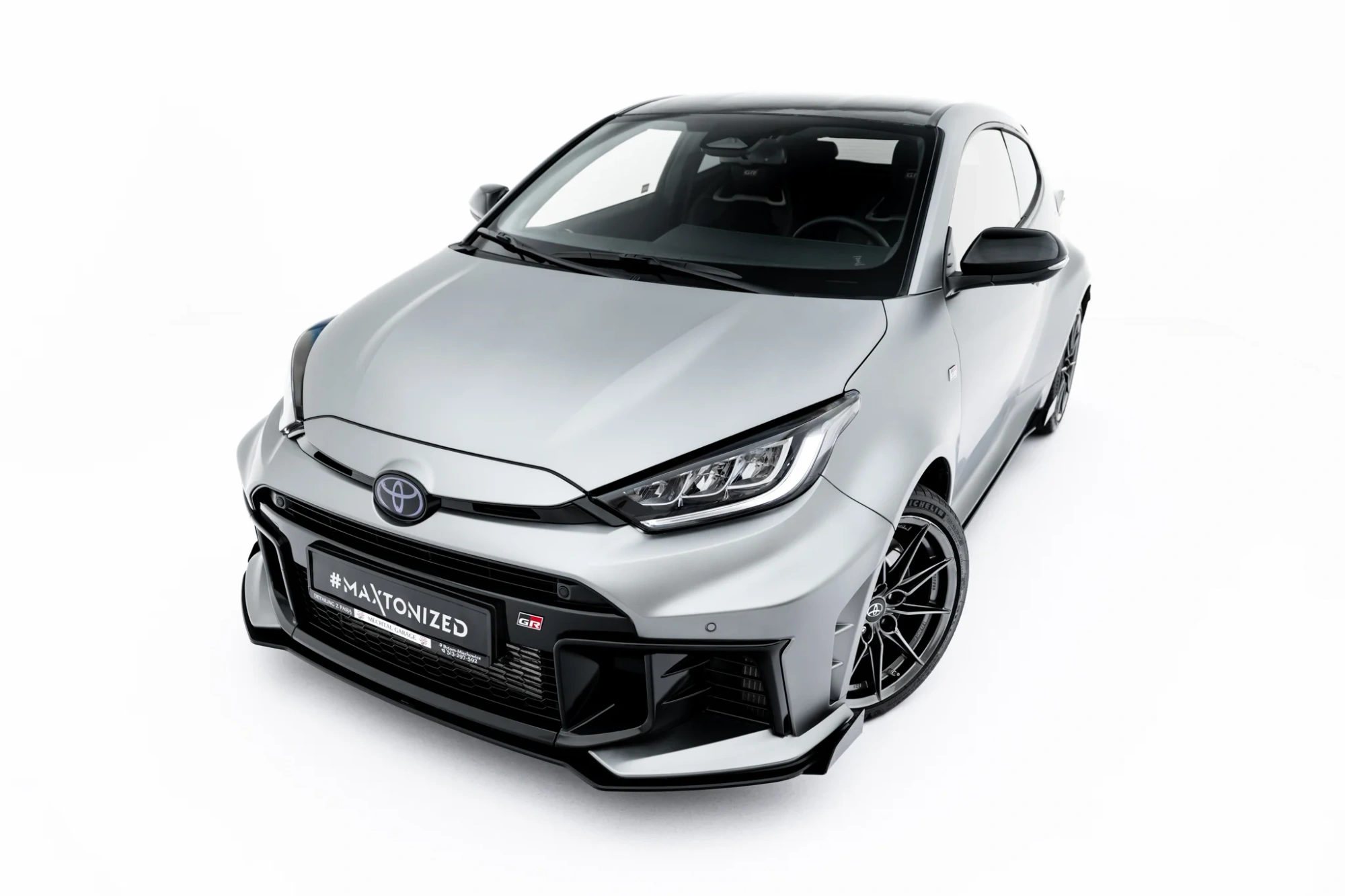 Sidesplitters + Frontspoiler Toyota GR Yaris IV Facelift 2024 -> | Sport Glossy Black Edition – bilde 3