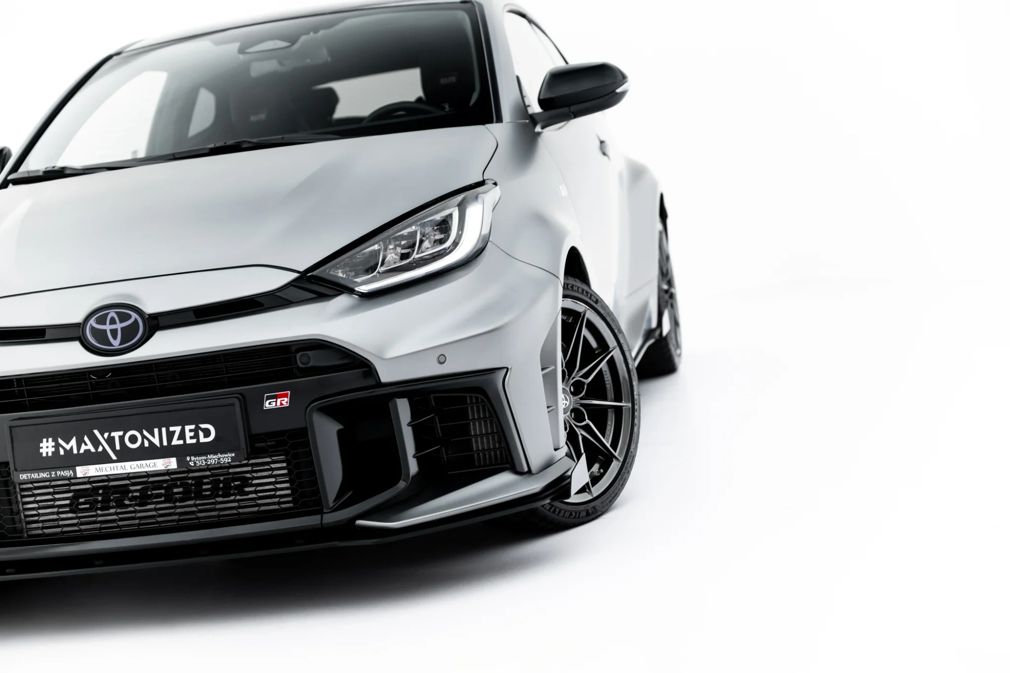 Sidesplitters + Frontspoiler Toyota GR Yaris IV Facelift 2024 -> | Sport Glossy Black Edition – bilde 5