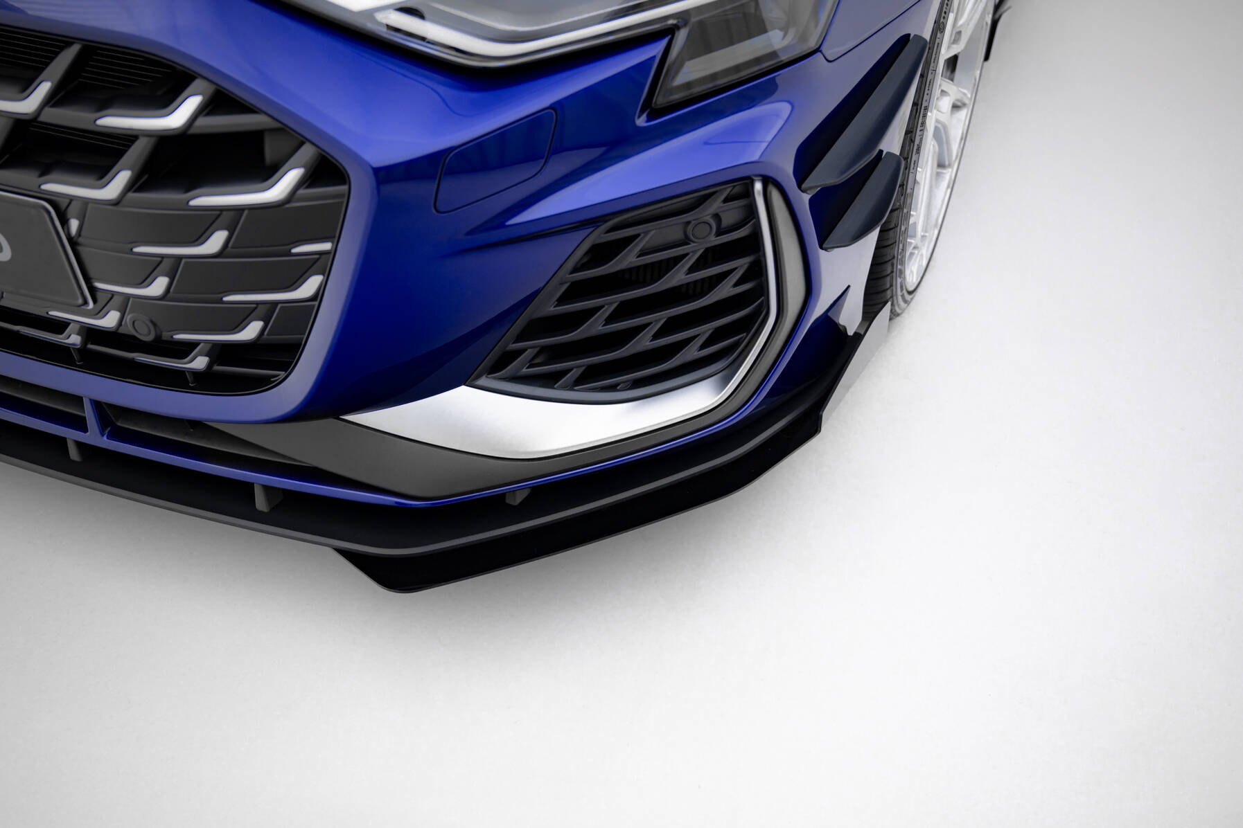 Sidesplitters + Frontspoiler Volvo XC60 I Facelift 2013 - 2017 | Sport Glossy Black Edition – bilde 4