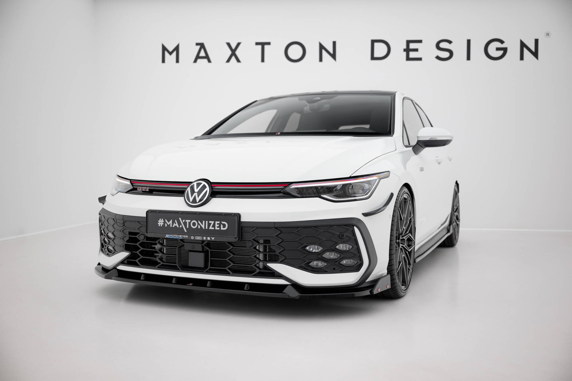 Sidesplitters + Frontspoiler VW (Golf R-Line/GTE/GTI) VIII Facelift 2024 -> | Sport Glossy Black Edition V2