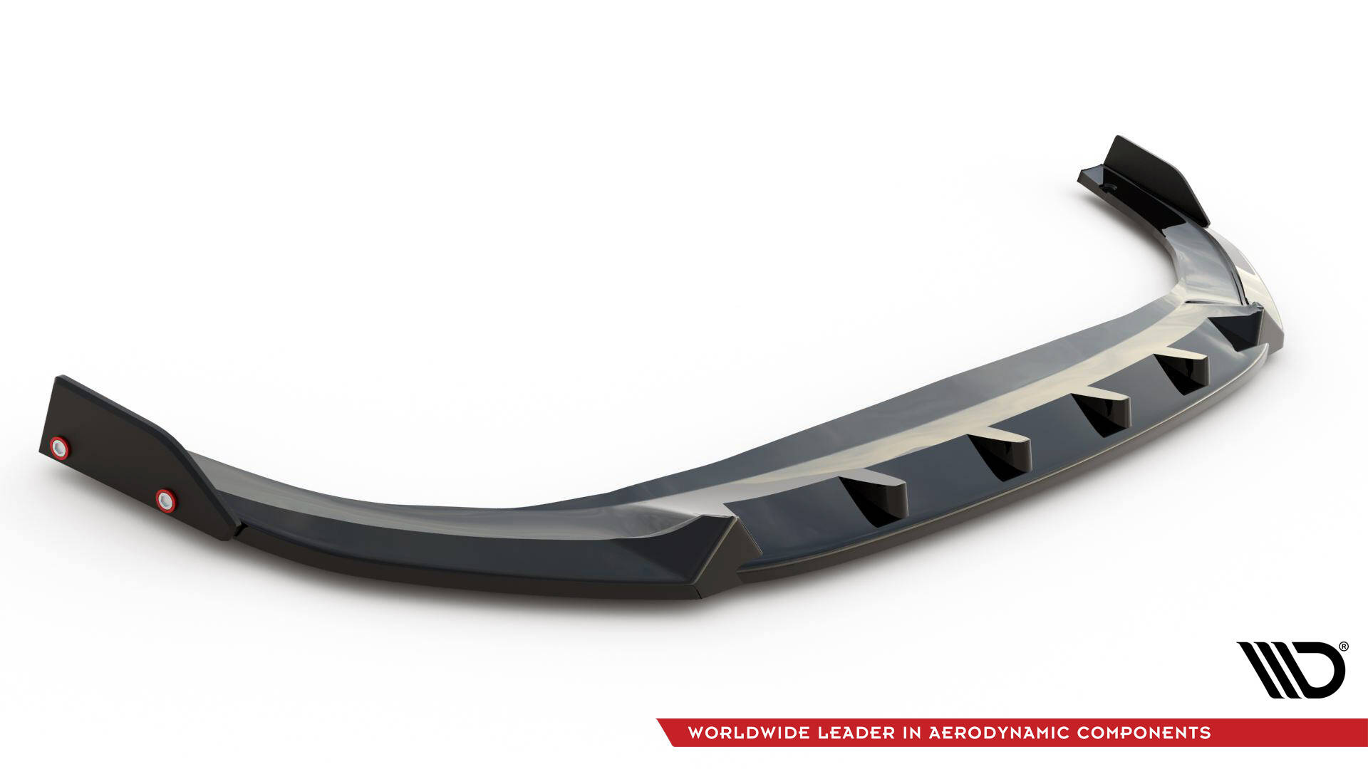 Sidesplitters + Frontspoiler VW (Golf R-Line/GTE/GTI) VIII Facelift 2024 -> | Sport Glossy Black Edition V2 – bilde 4