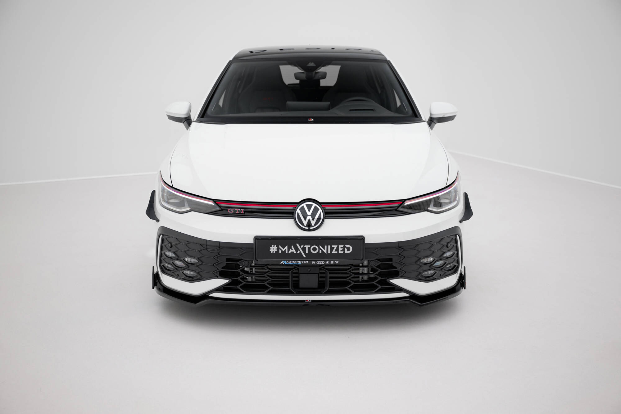 Sidesplitters + Frontspoiler VW (Golf R-Line/GTE/GTI) VIII Facelift 2024 -> | Sport Glossy Black Edition V3 – bilde 2
