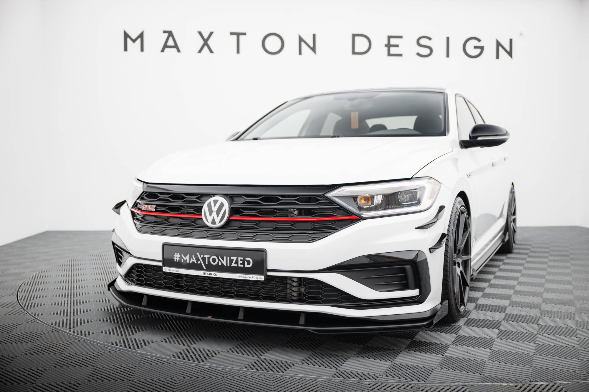 Sidesplitters + Frontspoiler VW Jetta GLI VII 2019 - 2021 | Sport Glossy Black Edition