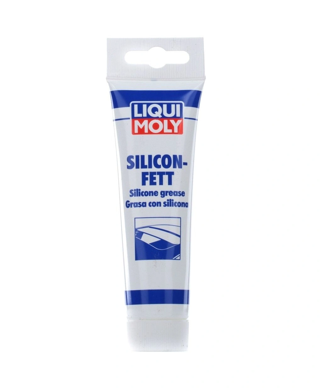 Silikonfett Liqui Moly Silicone Grease Transparent │  Perfekt til glidebolter, gummipakninger, tetninger, elektriske kontakter   - 100 g Image 1