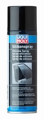 Silikonspray Liqui Moly Aerosol │ Perfekt til bruk på soltak, seteskinner, dørhengsle - 300 ml