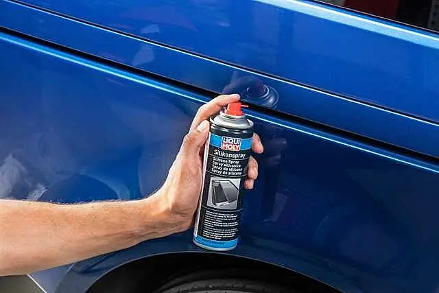 Silikonspray Liqui Moly Aerosol │ Perfekt til bruk på soltak, seteskinner, dørhengsle - 300 ml – bilde 3
