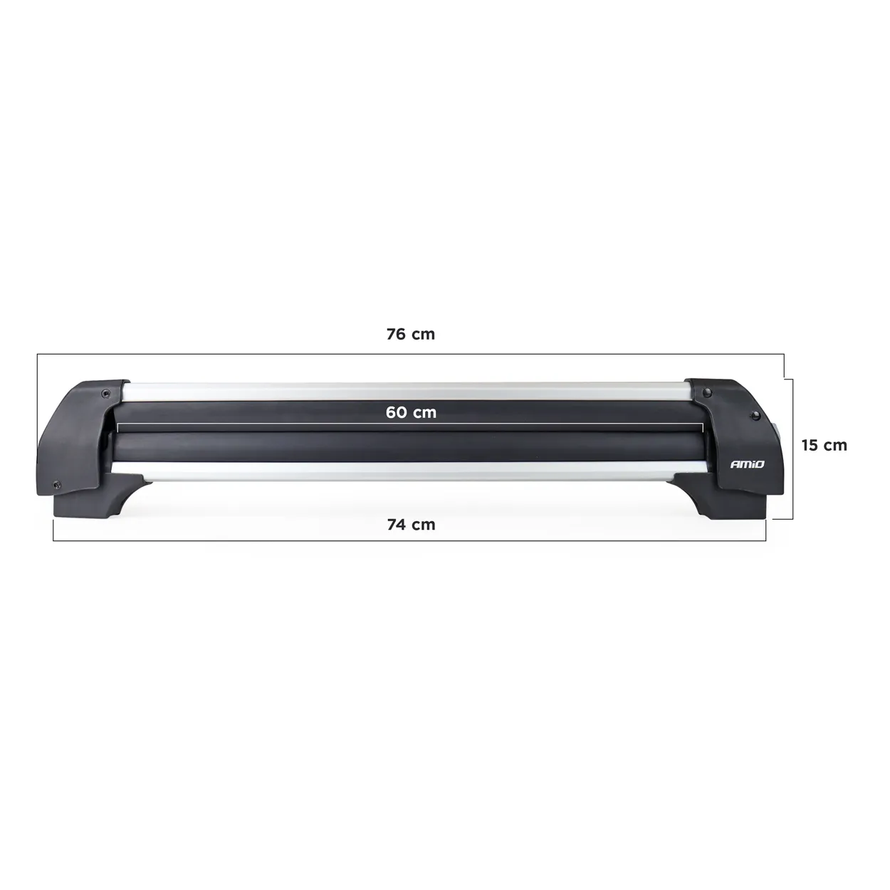 Ski- Snowboardstativ Amio 760 mm SSR-01L Lang │ Aluminium Ski Rack - sett 2 stk. Image 9