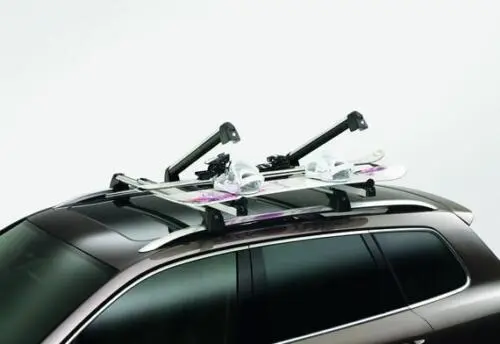 Ski- Snowboardstativ │ Genuine VW Snowboard / Wakeboard / Ski Attachment – Deluxe Sliding - Silver