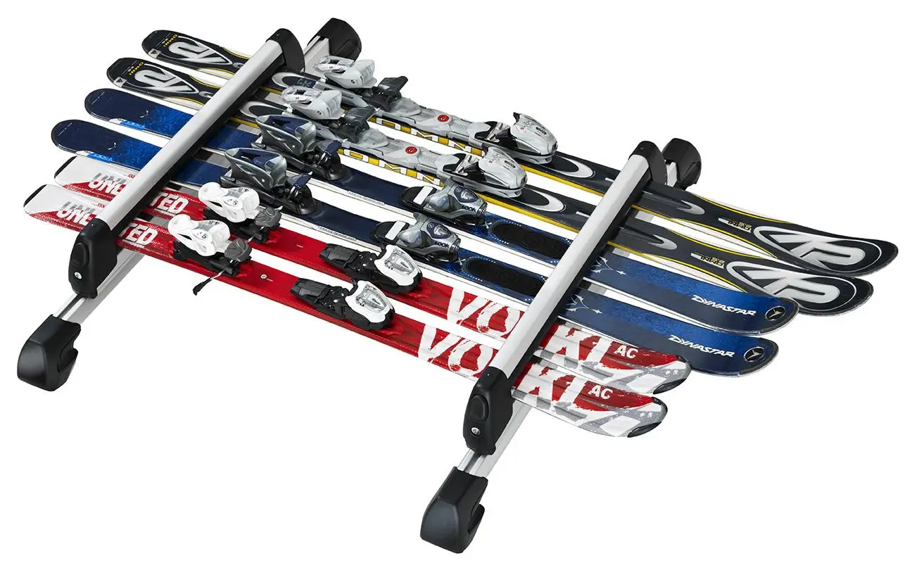 Ski- Snowboardstativ │ Genuine VW Snowboard / Wakeboard / Ski Attachment – Deluxe Sliding - Silver – bilde 11