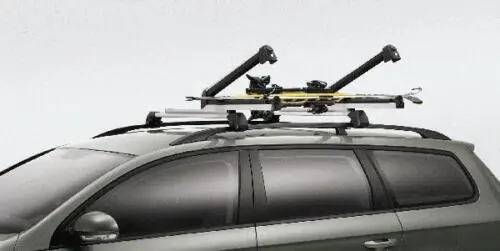 Ski- Snowboardstativ │ Genuine VW Snowboard / Wakeboard / Ski Attachment – Deluxe Sliding - Silver – bilde 2