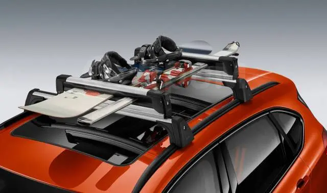 Ski- Snowboardstativ │ Genuine VW Snowboard / Wakeboard / Ski Attachment – Deluxe Sliding - Silver – bilde 9