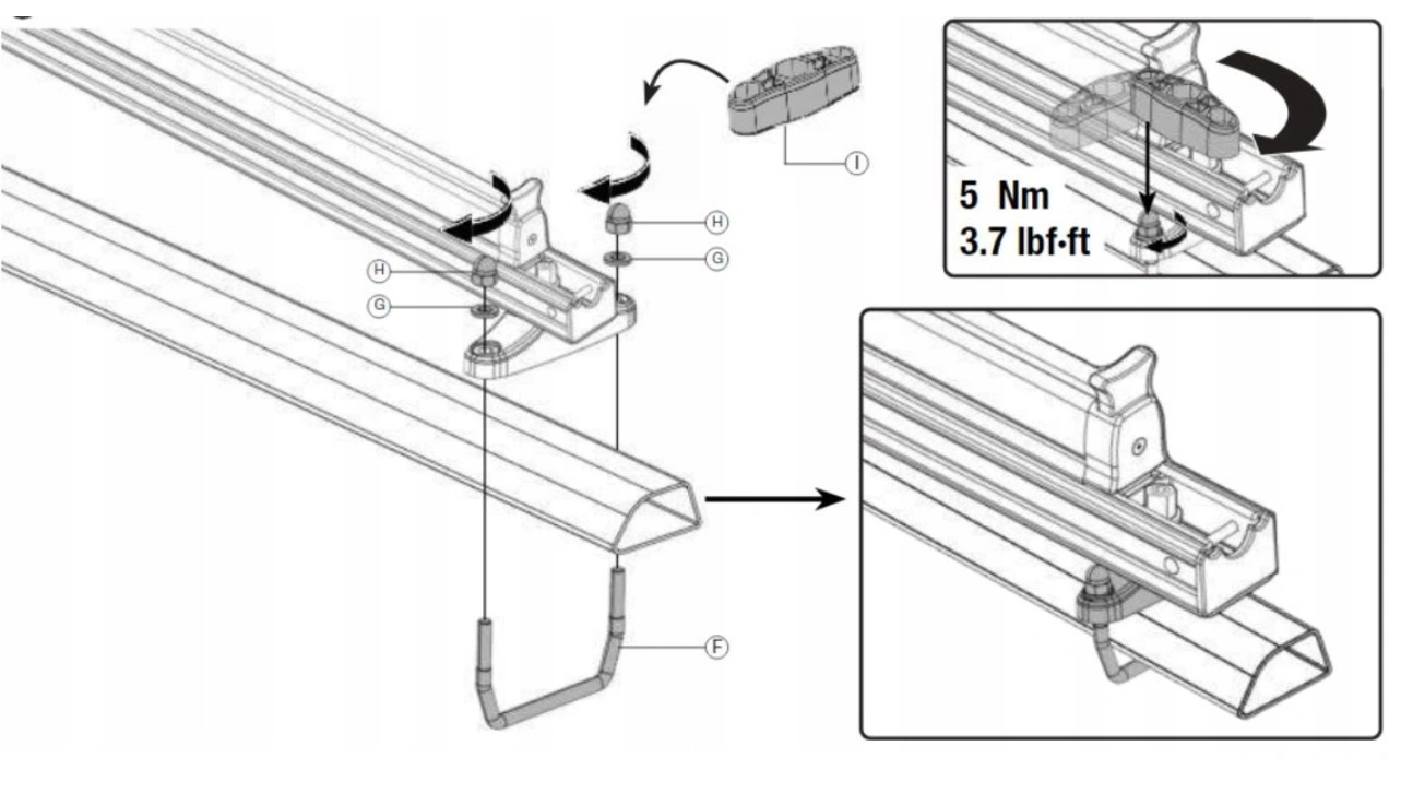 Ski- Snowboardstativ Renault │ Skiholder Genuine® 4 par – bilde 7
