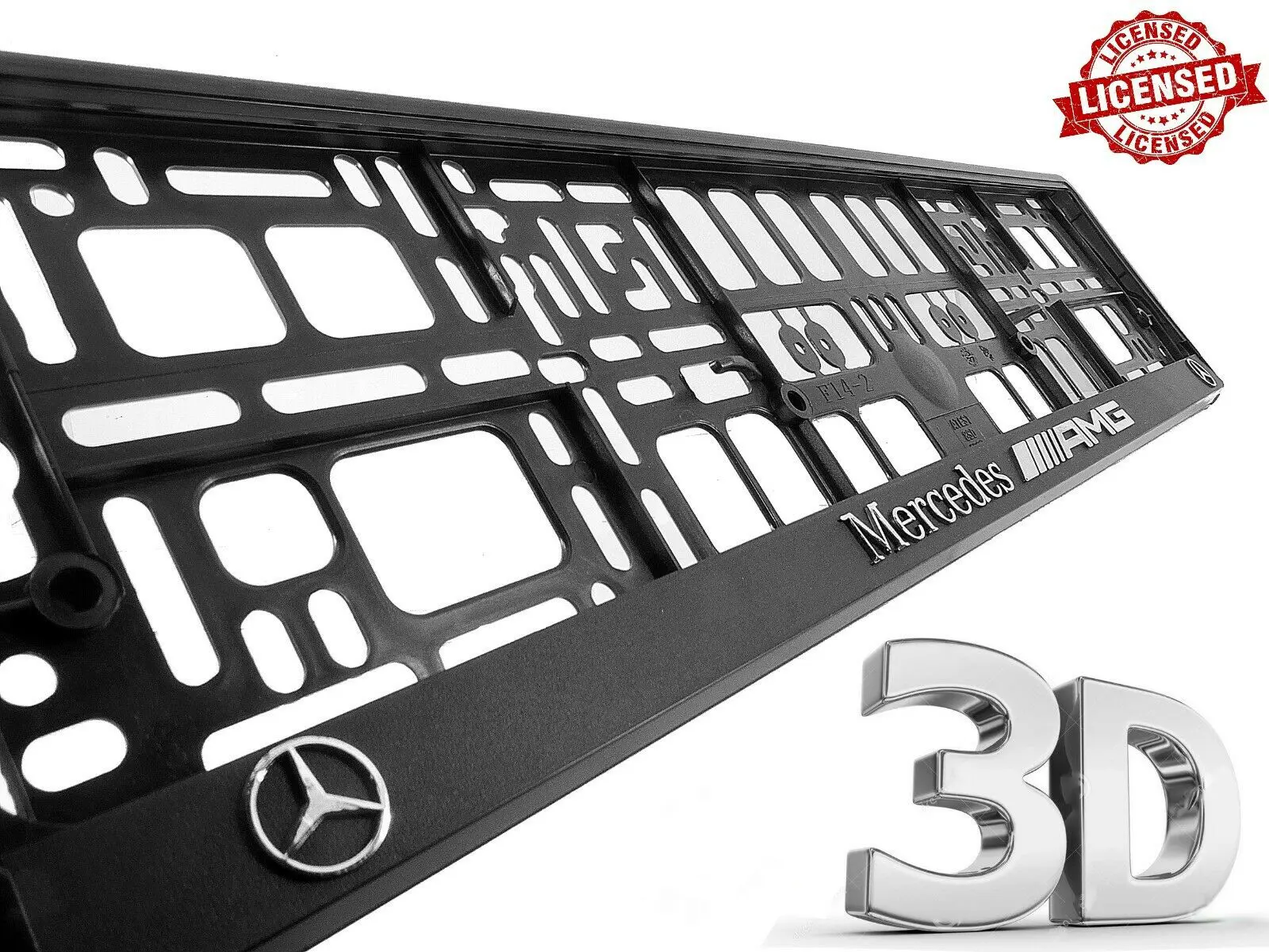 Skiltholder 3D Mercedes-Benz AMG - sett 2 stk. Image 1