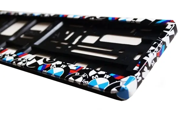 Skiltholder BMW M-Tech Stickerbomb - 1 STK.  Image 1
