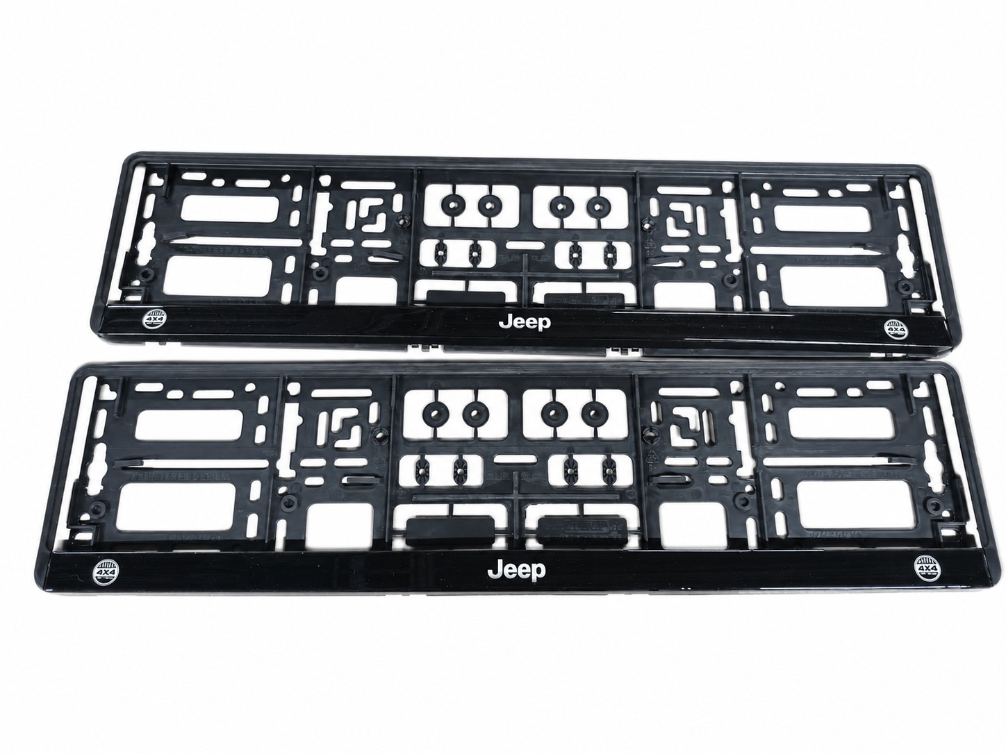 Skiltholder Jeep Star Edition │ Nummerskiltholder License Plate Frame  - sett 2 stk.