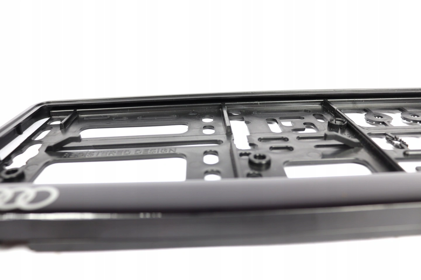 Skiltholder logo Audi S-Line │ Nummerskiltholder License Plate Frame - sett 1 stk. – bilde 4