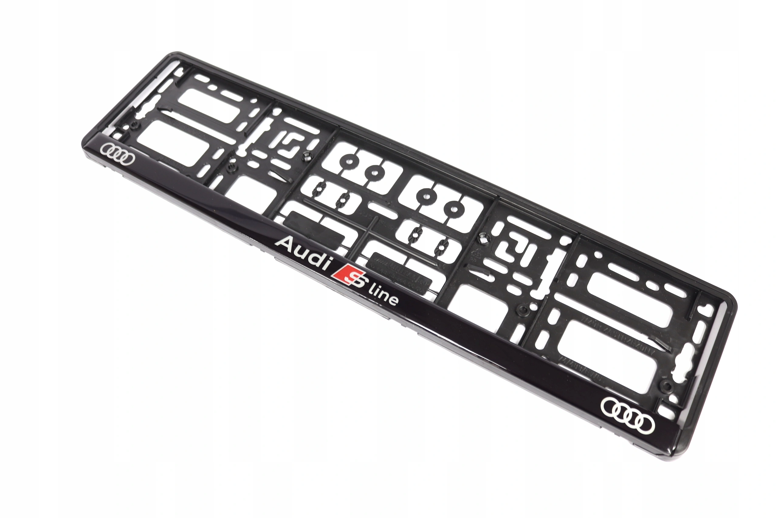 Skiltholder logo Audi S-Line │ Nummerskiltholder License Plate Frame - sett 1 stk. – bilde 5