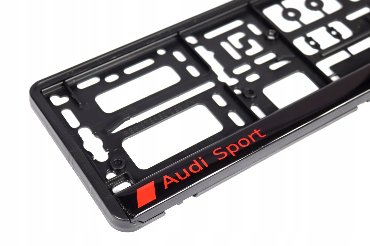 Skiltholder logo Audi Sport │ Nummerskiltholder License Plate Frame - sett 1 stk. – bilde 2