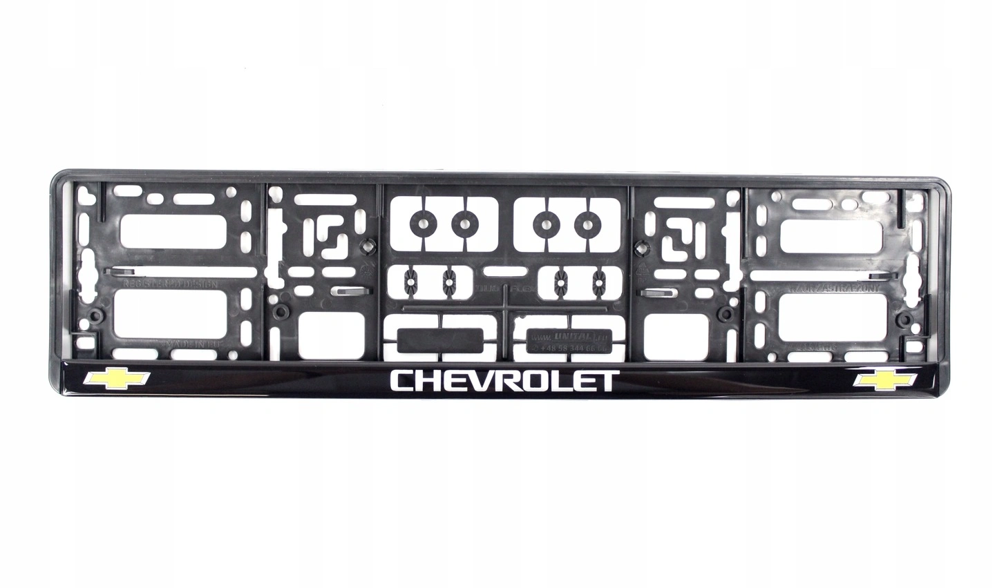 Skiltholder logo Chevrolet │ Nummerskiltholder License Plate Frame - sett 2 stk. – bilde 2